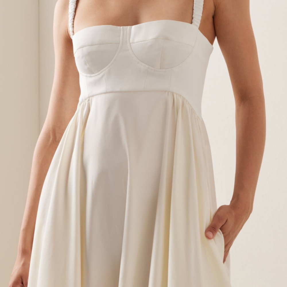 Anna October Cream Maxi Dress - Picture 3 of 10
